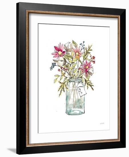 Festive Foliage II Summer-Anne Tavoletti-Framed Art Print