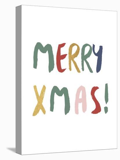 Festive Font - Merry Xmas-Dana Shek-Framed Stretched Canvas