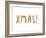 Festive Font - Xmas-Dana Shek-Framed Giclee Print