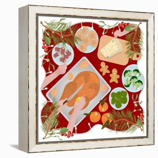 Festive Food-Claire Huntley-Framed Premier Image Canvas