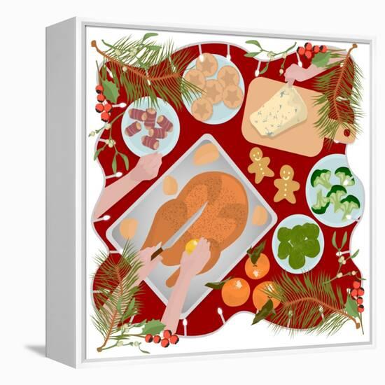 Festive Food-Claire Huntley-Framed Premier Image Canvas