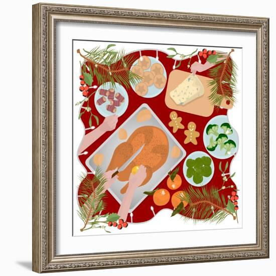 Festive Food-Claire Huntley-Framed Giclee Print