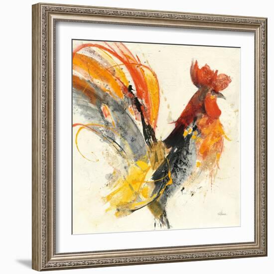 Festive Rooster I-Albena Hristova-Framed Art Print