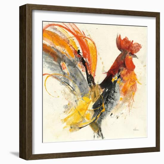 Festive Rooster I-Albena Hristova-Framed Art Print