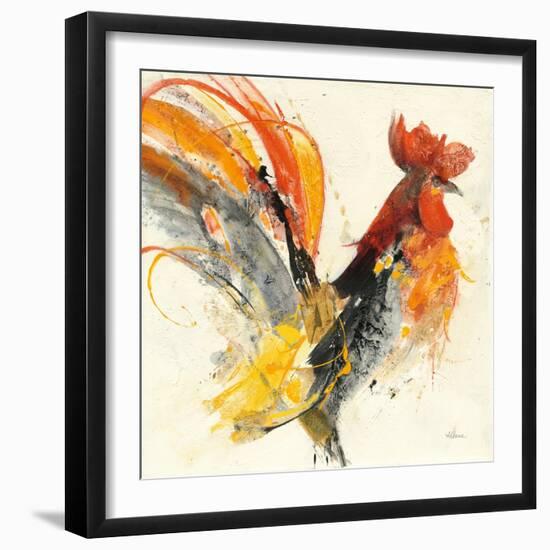 Festive Rooster I-Albena Hristova-Framed Art Print