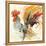 Festive Rooster II-Albena Hristova-Framed Stretched Canvas