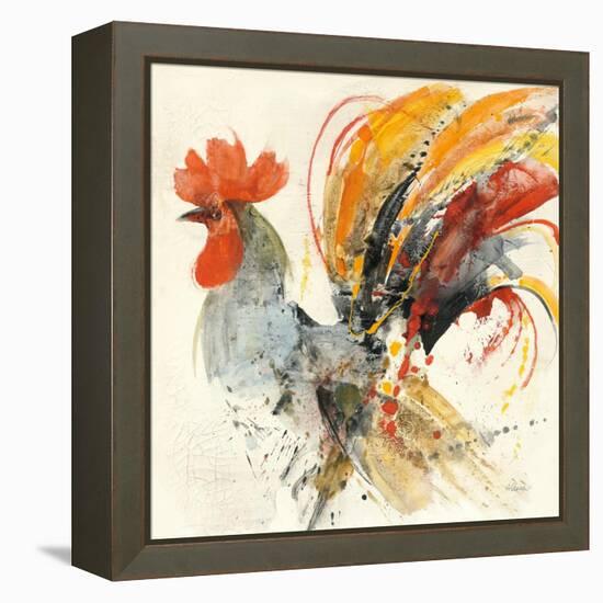 Festive Rooster II-Albena Hristova-Framed Stretched Canvas