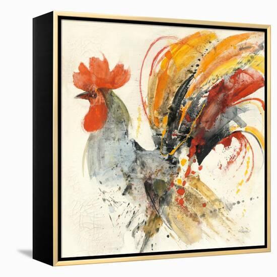 Festive Rooster II-Albena Hristova-Framed Stretched Canvas