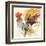 Festive Rooster II-Albena Hristova-Framed Art Print