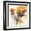 Festive Rooster II-Albena Hristova-Framed Art Print