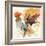 Festive Rooster II-Albena Hristova-Framed Art Print