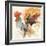 Festive Rooster II-Albena Hristova-Framed Art Print