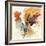 Festive Rooster II-Albena Hristova-Framed Art Print