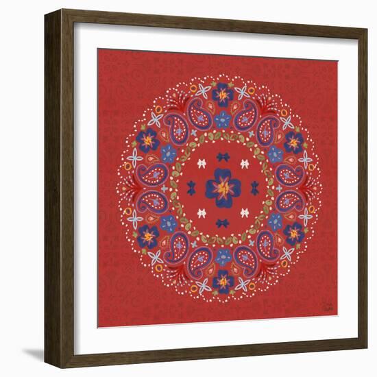 Festive Summer VII-Dina June-Framed Art Print