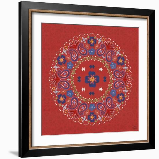 Festive Summer VII-Dina June-Framed Art Print