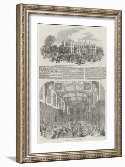 Festivities at Audley End-Samuel Read-Framed Giclee Print