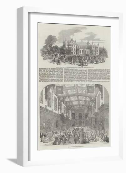 Festivities at Audley End-Samuel Read-Framed Giclee Print