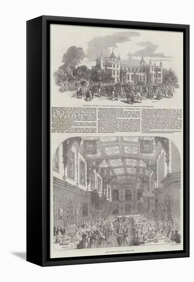 Festivities at Audley End-Samuel Read-Framed Premier Image Canvas