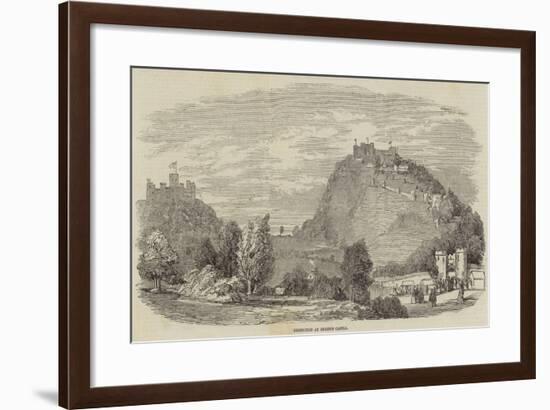 Festivities at Beeston Castle-null-Framed Giclee Print