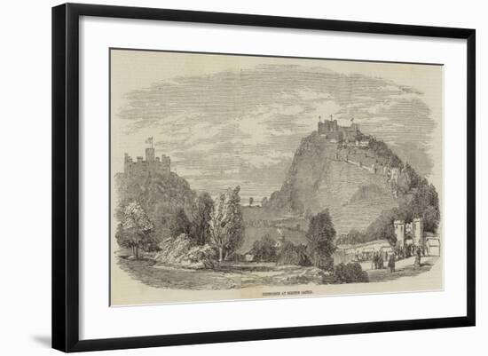 Festivities at Beeston Castle-null-Framed Giclee Print