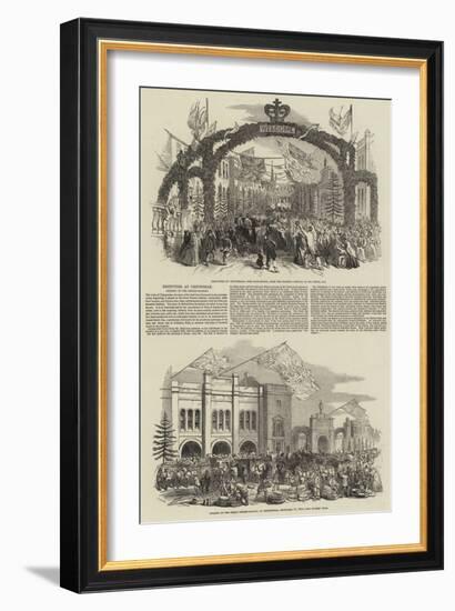 Festivities at Chippenham, Opening of the Cheese-Market-Samuel Read-Framed Giclee Print