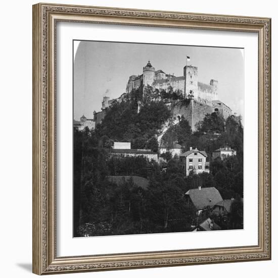 Festung Hohensalzburg, Salzburg, Austria, C1900s-Wurthle & Sons-Framed Photographic Print