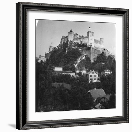 Festung Hohensalzburg, Salzburg, Austria, C1900s-Wurthle & Sons-Framed Photographic Print