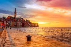 Beautiful Sunset at Rovinj in Adriatic Sea Coast of Croatia, Europe. this Image Make HDR Technique-Fesus Robert-Photographic Print