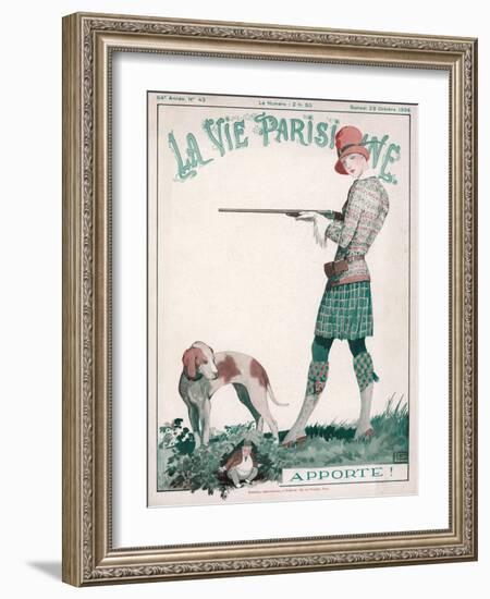 Fetch 1926-null-Framed Art Print