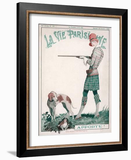 Fetch 1926-null-Framed Art Print