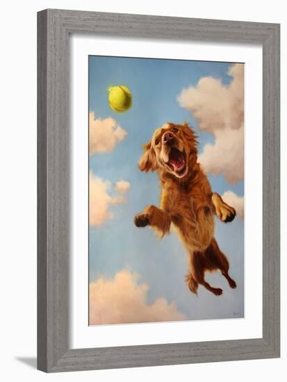 Fetch-Lucia Heffernan-Framed Art Print