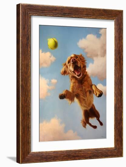 Fetch-Lucia Heffernan-Framed Art Print