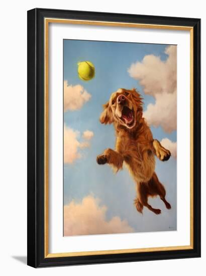 Fetch-Lucia Heffernan-Framed Art Print