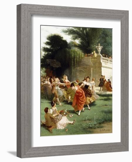 Fete Champetre, 1878-Emile Antoine Bayard-Framed Giclee Print