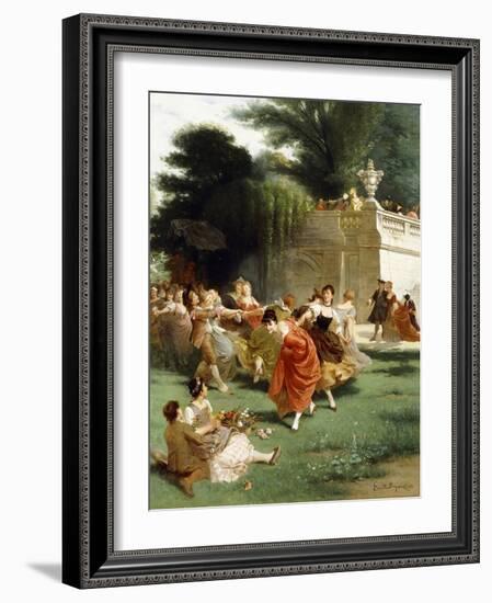 Fete Champetre, 1878-Emile Antoine Bayard-Framed Giclee Print