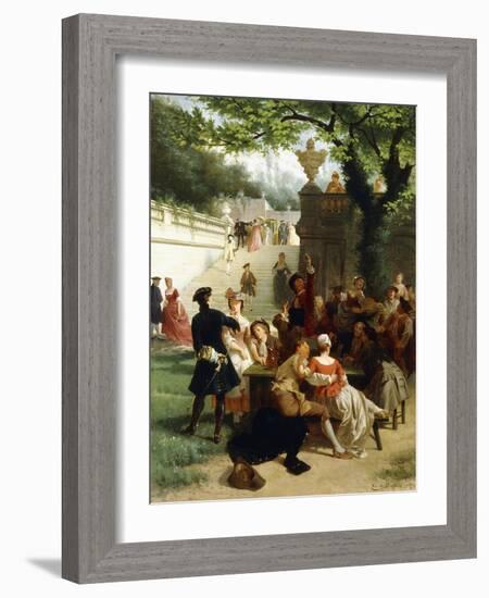Fete Champetre, 1878-Emile Antoine Bayard-Framed Giclee Print