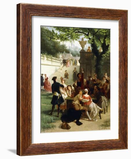 Fete Champetre, 1878-Emile Antoine Bayard-Framed Giclee Print