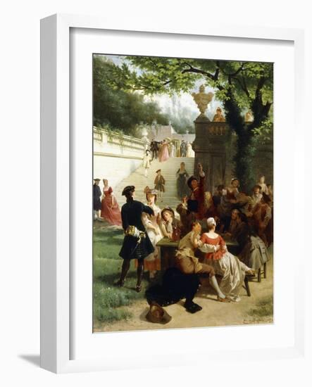 Fete Champetre, 1878-Emile Antoine Bayard-Framed Giclee Print