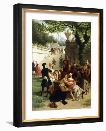 Fete Champetre, 1878-Emile Antoine Bayard-Framed Giclee Print