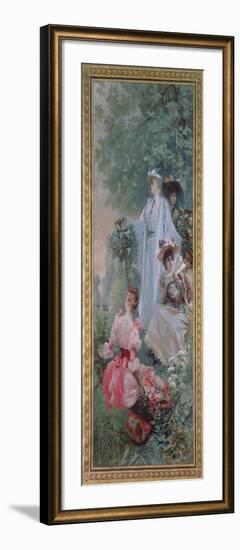 Fete Champetre near Paris, 1891-Georges Clairin-Framed Giclee Print