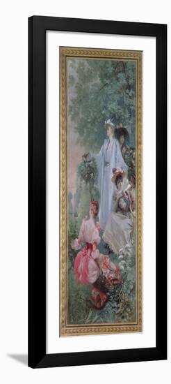 Fete Champetre near Paris, 1891-Georges Clairin-Framed Giclee Print