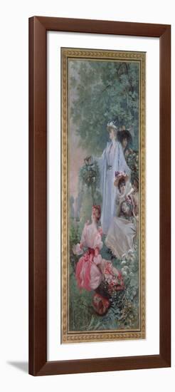 Fete Champetre near Paris, 1891-Georges Clairin-Framed Giclee Print