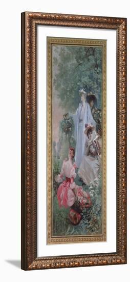 Fete Champetre near Paris, 1891-Georges Clairin-Framed Giclee Print