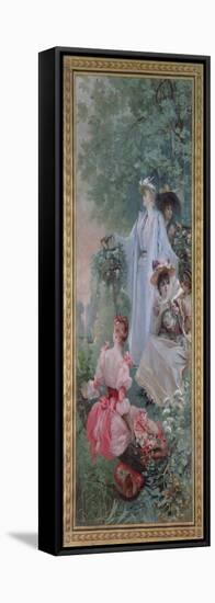 Fete Champetre near Paris, 1891-Georges Clairin-Framed Premier Image Canvas