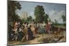 Fete Champetre-Dirck Hals-Mounted Art Print