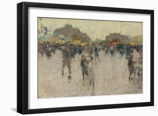 Fête de la place du Trône à Paris-Luigi Loir-Framed Giclee Print