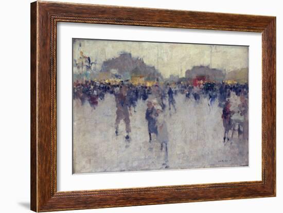 Fête de la Place du Trône-Luigi Loir-Framed Giclee Print