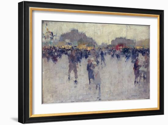 Fête de la Place du Trône-Luigi Loir-Framed Giclee Print