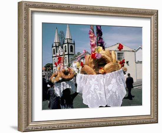 Fete Du Saint Esprit, Festival, Pico Madalena, Azores, Portugal-Bruno Barbier-Framed Photographic Print