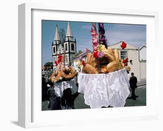 Fete Du Saint Esprit, Festival, Pico Madalena, Azores, Portugal-Bruno Barbier-Framed Photographic Print